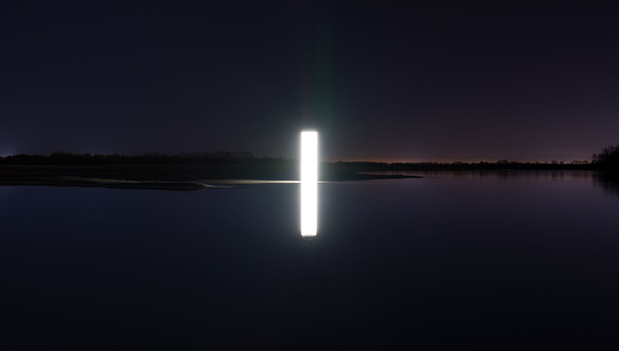 Lodestar — a 10-foot wall of light in the Saskatchewan landscape